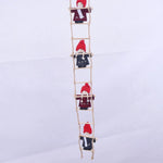 Christmas Ladder Handcrafted Figures & Easy-Hang Loop