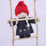 Christmas Ladder Handcrafted Figures & Easy-Hang Loop
