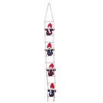 Christmas Ladder Handcrafted Figures & Easy-Hang Loop
