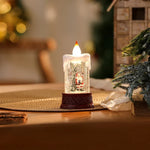 Christmas Lantern Animated Santa LED & Battery-Free