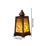 Christmas Lantern Built-In Warm White LED Winter Motifs