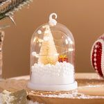Christmas Lantern Clear Dome Warm White LED