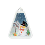 Christmas Lantern Durable Plastic Warm Light Indoor & Outdoor