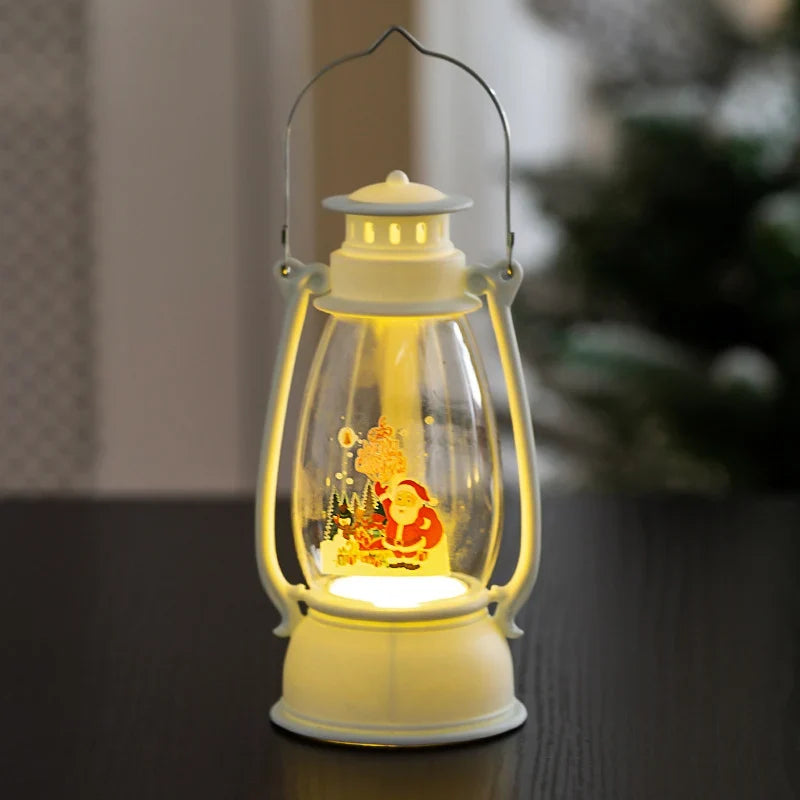 Christmas Lantern Energy-Efficient LED Nostalgic Motif