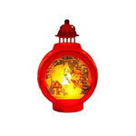 Christmas Lantern Festive Scene Cutout Soft Warm Glow