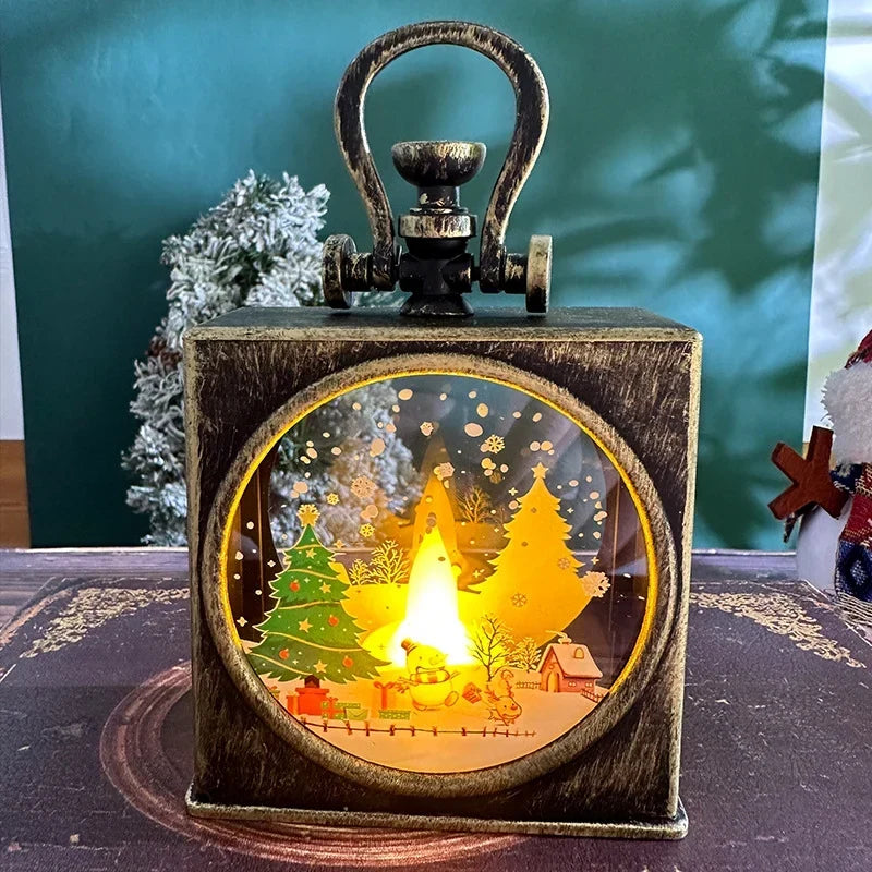 Christmas Lantern Flameless LED Plush Figures