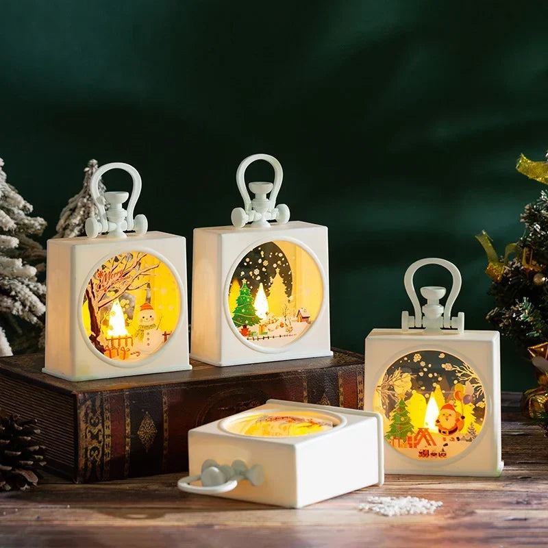 Christmas Lantern Flameless LED Plush Figures