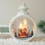 Christmas Lantern Flickering LED Battery Free Indoor & Outdoor