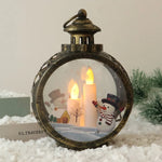 Christmas Lantern Flickering LED Battery Free Indoor & Outdoor