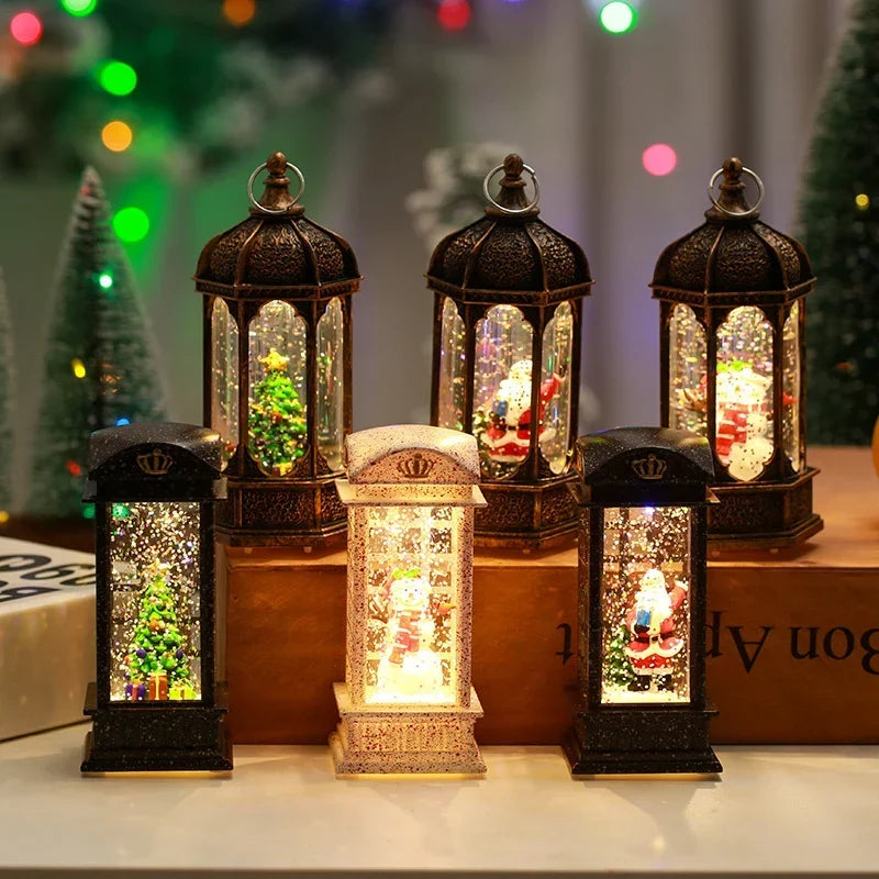 Christmas Lantern Handcrafted Motifs & Moving Scenes