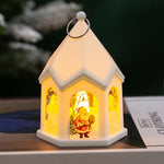 Christmas Lantern House-Shaped Flameless Warm LED