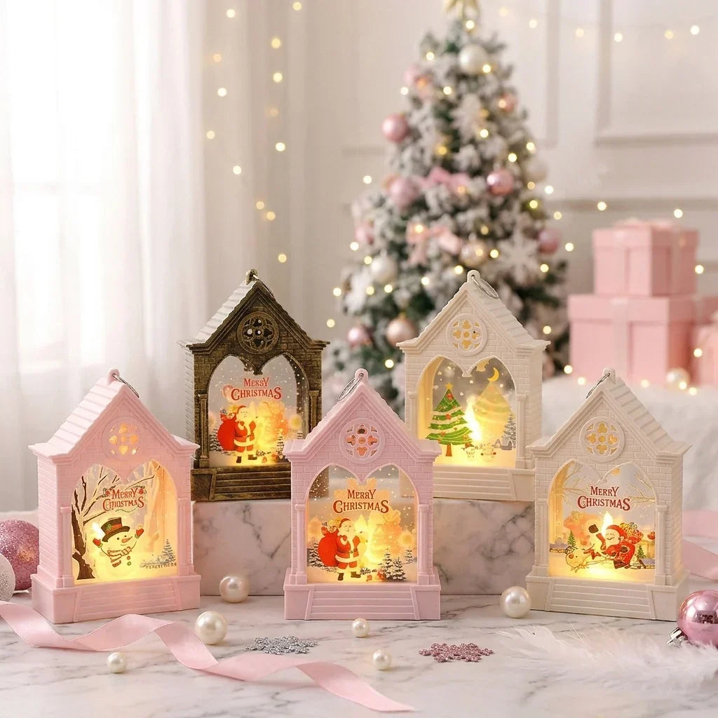 Christmas Lantern Integrated LED Hanging & Tabletop