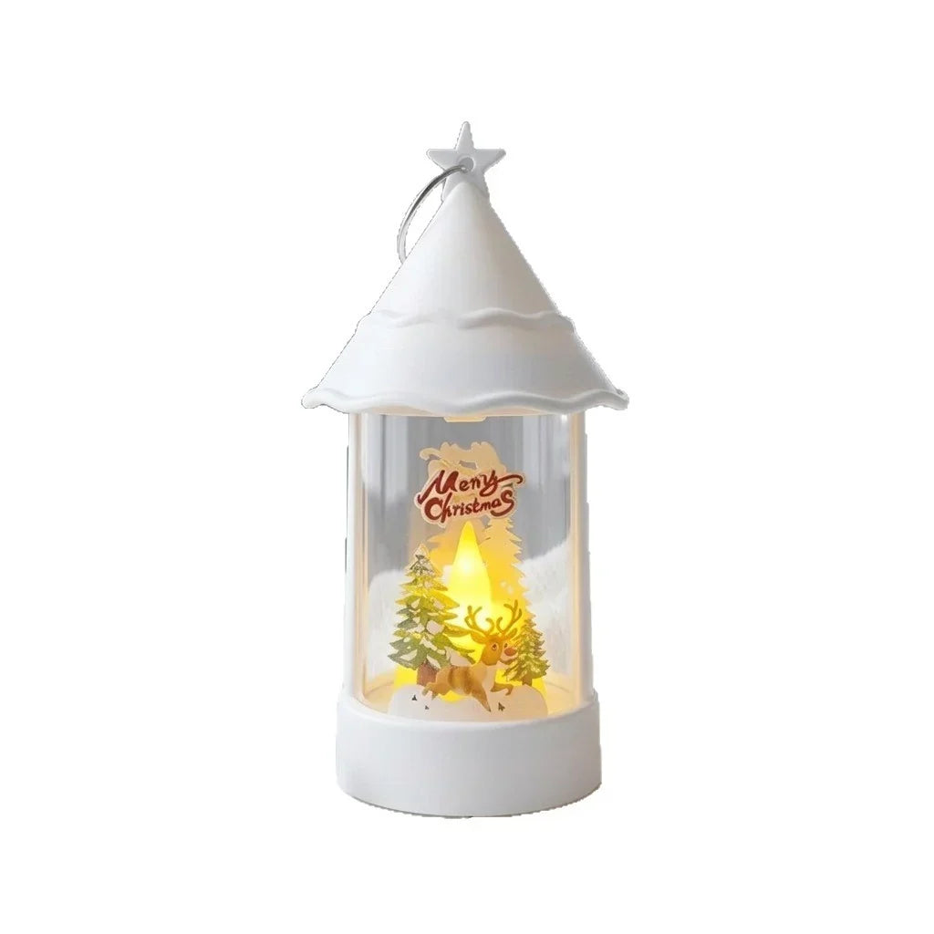 Christmas Lantern LED Festive Motif Lightweight & Portable