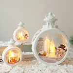 Christmas Lantern LED Flame-Free Weatherproof Indoor & Outdoor