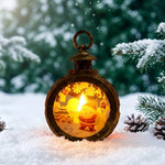 Christmas Lantern LED Flame Simulation Indoor & Outdoor