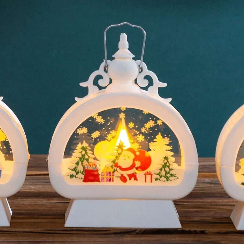 Christmas Lantern LED Warm Light Indoor & Outdoor