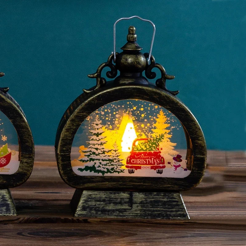 Christmas Lantern LED Warm Light Indoor & Outdoor