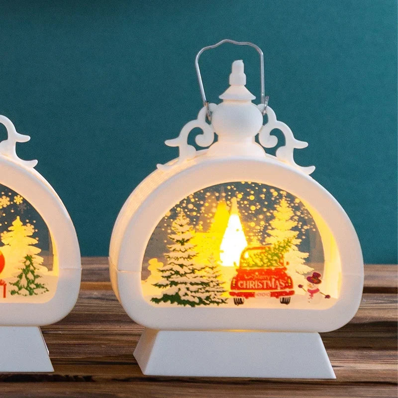 Christmas Lantern LED Warm Light Indoor & Outdoor