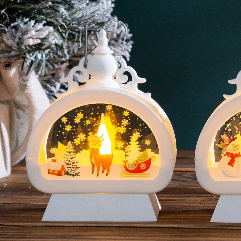 Christmas Lantern LED Warm Light Indoor & Outdoor
