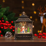 Christmas Lantern Musical Warm-Glow LED Battery-Powered