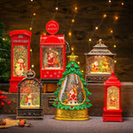 Christmas Lantern Musical Warm-Glow LED Battery-Powered