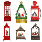 Christmas Lantern Musical Warm-Glow LED Battery-Powered