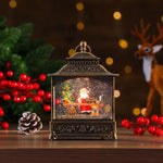 Christmas Lantern Musical Warm-Glow LED Battery-Powered