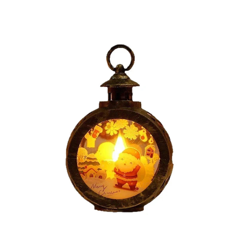 Christmas Lantern Realistic Flickering LED Indoor & Outdoor