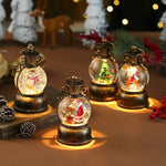Christmas Lantern Santa Globe Cordless LED
