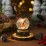 Christmas Lantern Santa Globe Cordless LED
