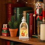 Christmas Lantern Santa Motif Soft Back Illumination