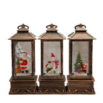 Christmas Lantern Snowman Design Integrated LED Warm White