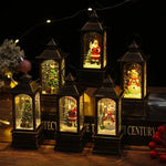 Christmas Lantern Snowman Design Warm LED Glow