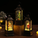 Christmas Lantern Snowman Design Warm LED Glow