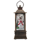 Christmas Lantern Snowman Design Warm LED Glow