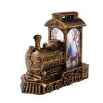 Christmas Lantern Train Scene Integrated Warm Light