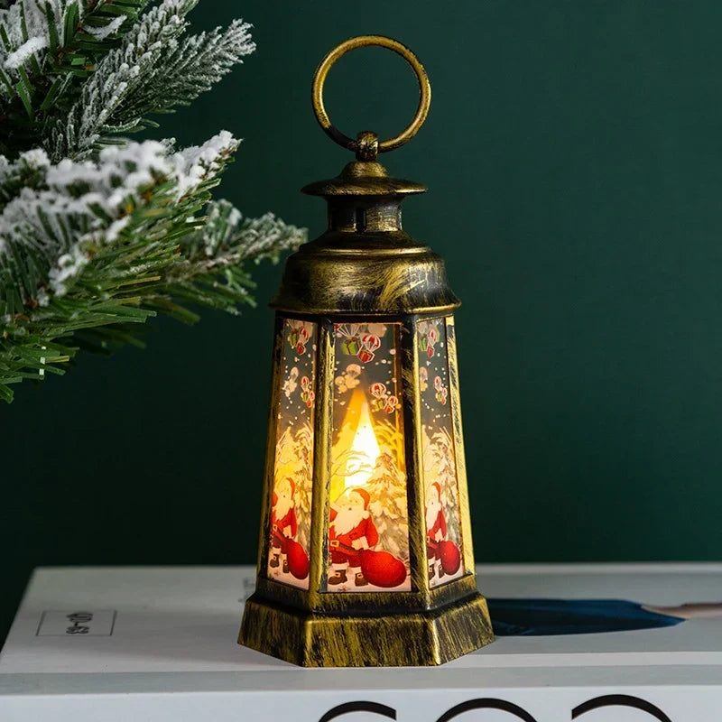Christmas Lantern Warm Glow Indoor & Outdoor