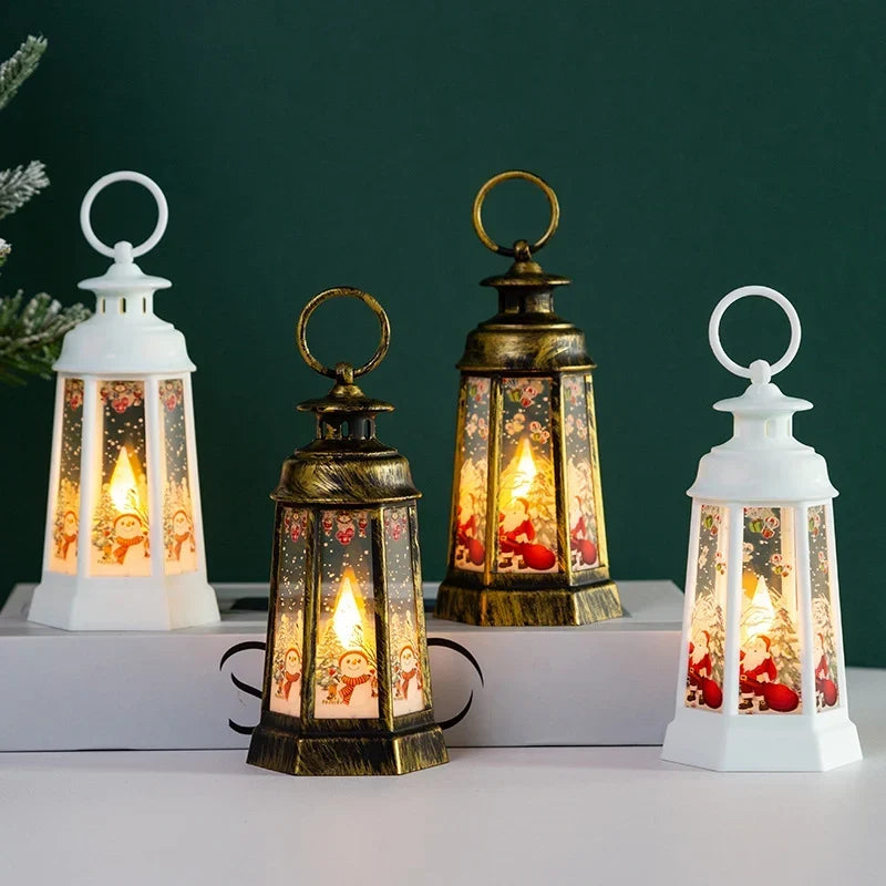 Christmas Lantern Warm Glow Indoor & Outdoor