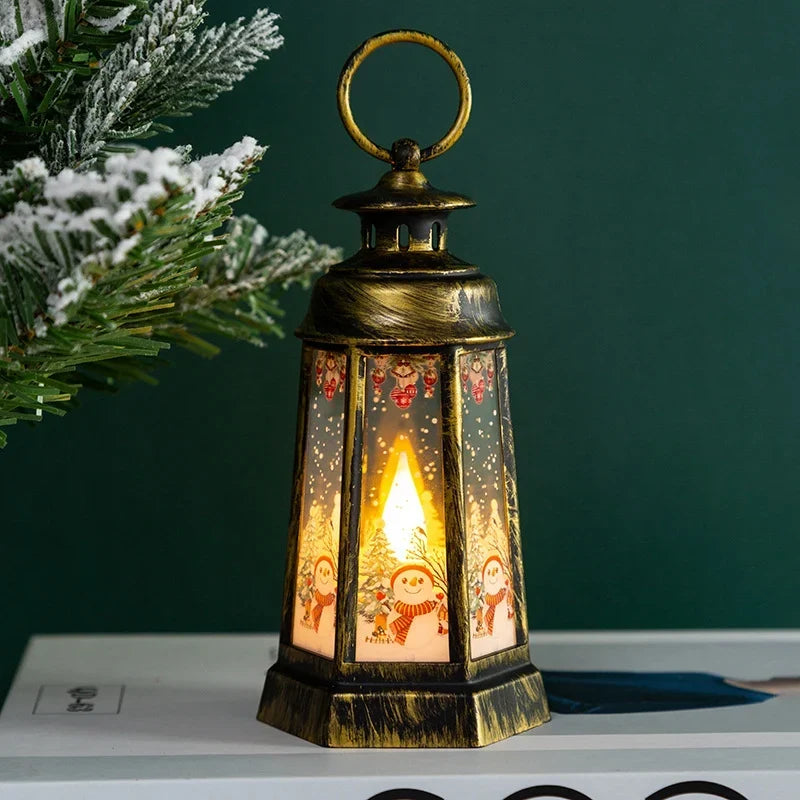 Christmas Lantern Warm Glow Indoor & Outdoor