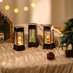 Christmas Lantern Warm LED Cordless Indoor & Outdoor