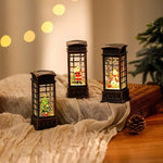 Christmas Lantern Warm LED Cordless Indoor & Outdoor