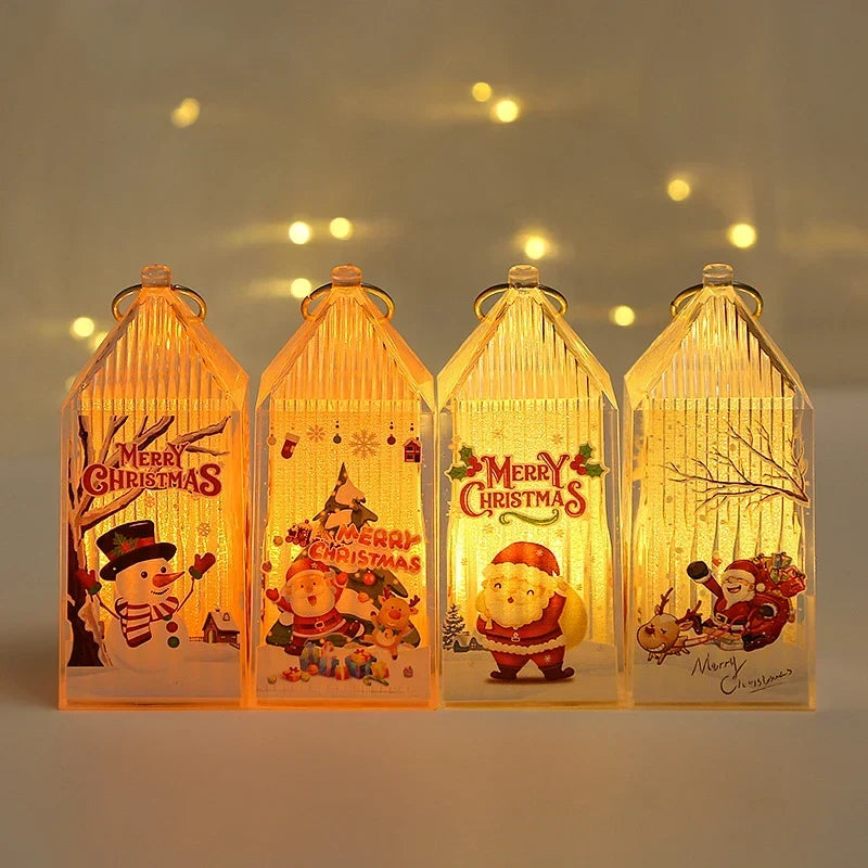 Christmas Lantern Warm LED Portable Indoor & Outdoor