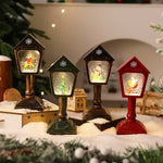 Christmas Lantern Warm White LED Snow Globe