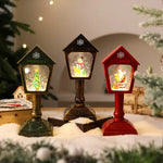 Christmas Lantern Warm White LED Snow Globe