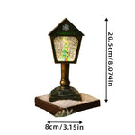 Christmas Lantern Warm White LED Snow Globe