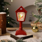Christmas Lantern Warm White LED Snow Globe