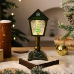 Christmas Lantern Warm White LED Snow Globe