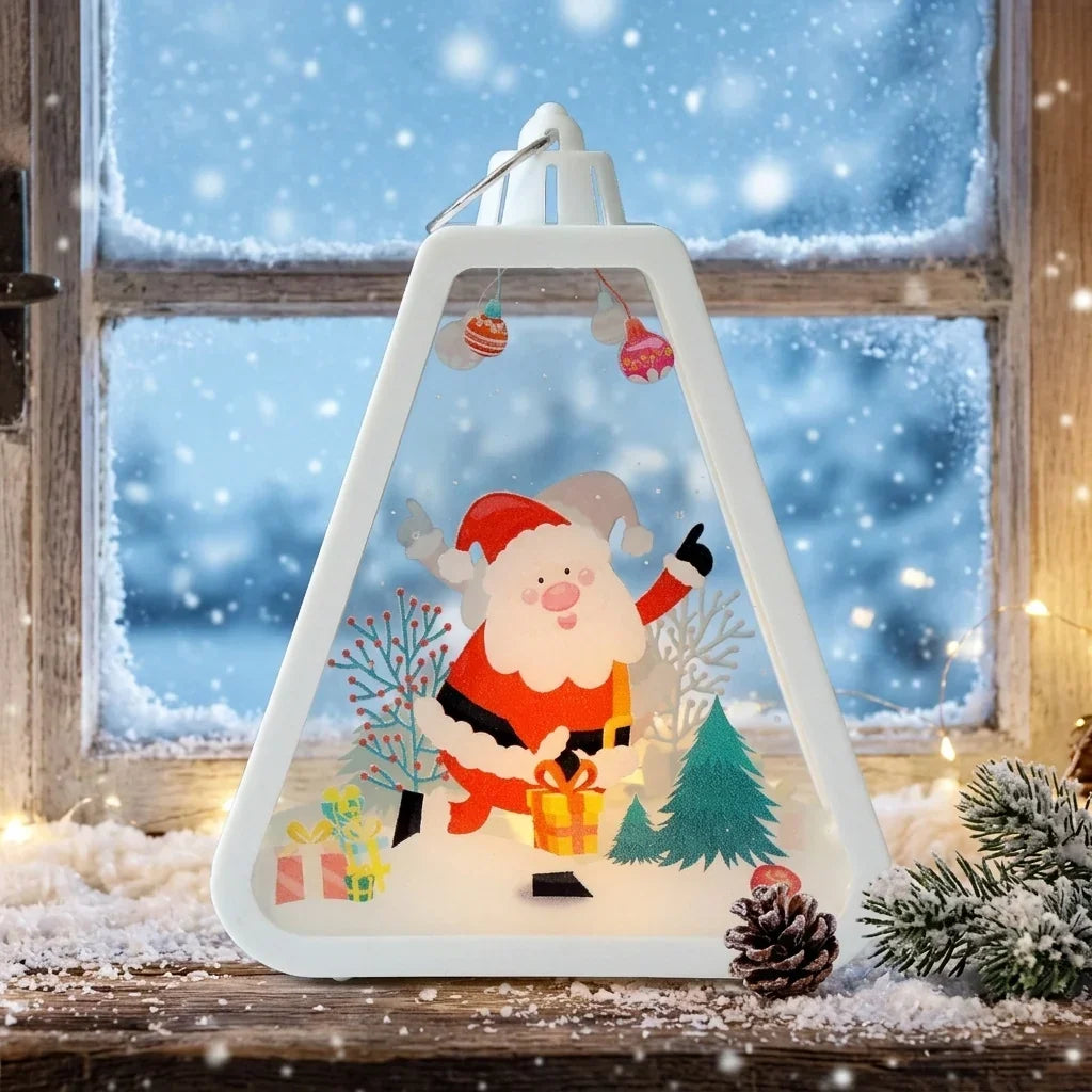 Christmas Lantern Weather-Resistant Lightweight & Portable