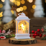 Christmas Lantern Wreath LED-Lit Warm Glow Indoor & Outdoor