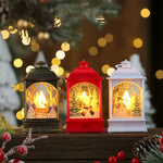 Christmas Lantern Wreath LED-Lit Warm Glow Indoor & Outdoor